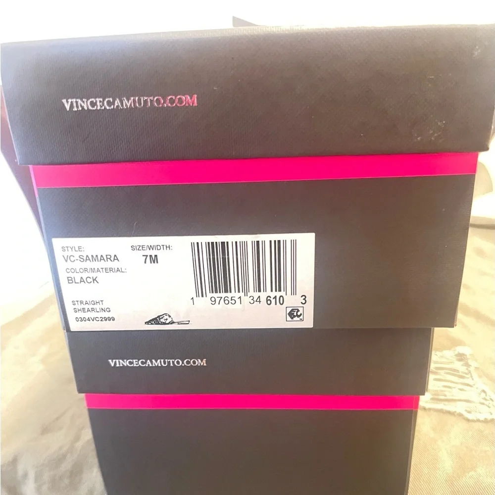 Vince Camuto Black and White Women's Slippers - Picture 3 of 3